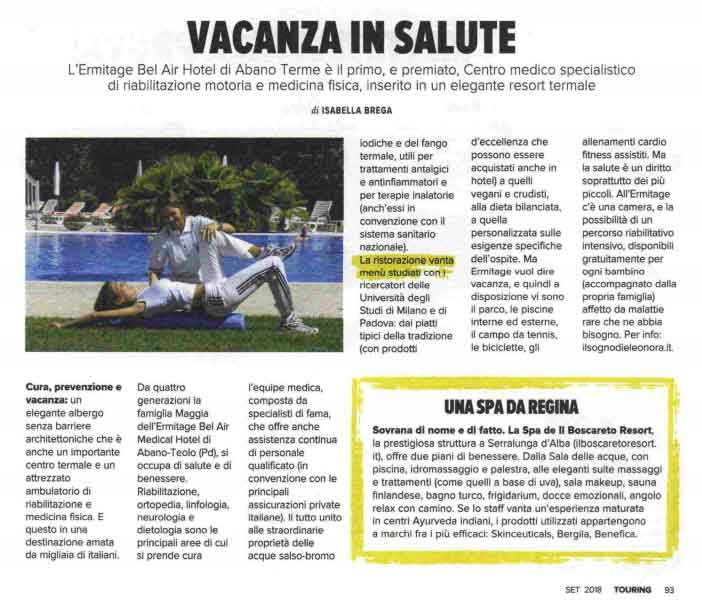 L’Ermitage Bel Air ripropone le Terme classiche come concetto di vacanza