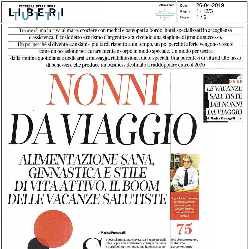 Nonni da viaggio, boom delle vacanze salutiste: cibi sani e stile di vita attivo