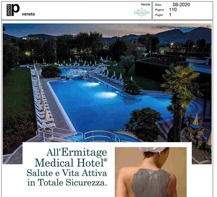 All'Ermitage Medical Hotel Salute e Vita Attiva in Totale Sicurezza.