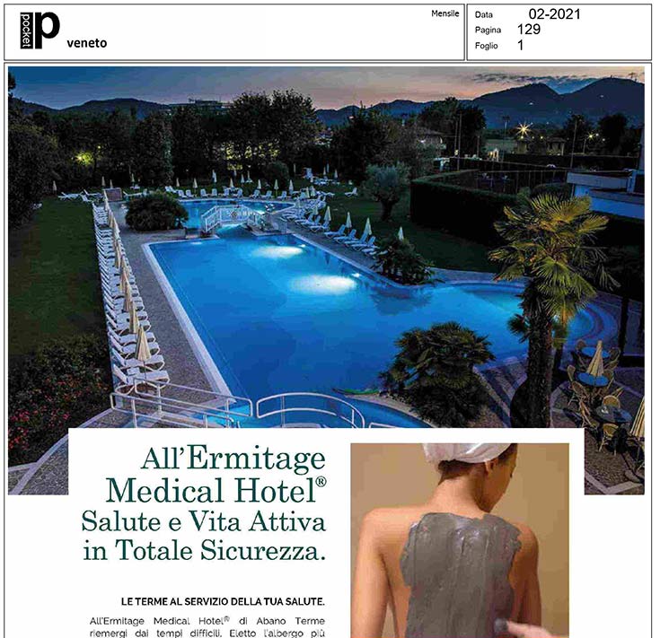All' Ermitage Medical Hotel® Salute e Vita Attiva in Totale Sicurezza.