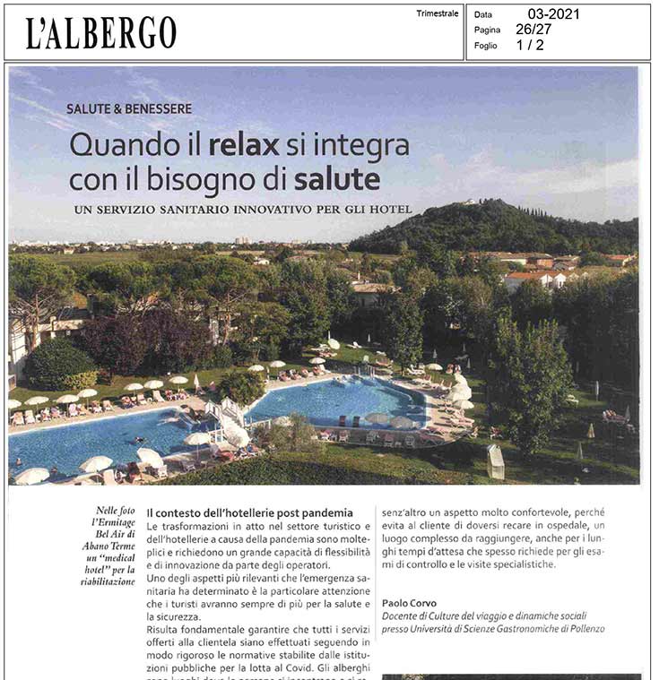 Quando il relax si integra con il bisogno di salute