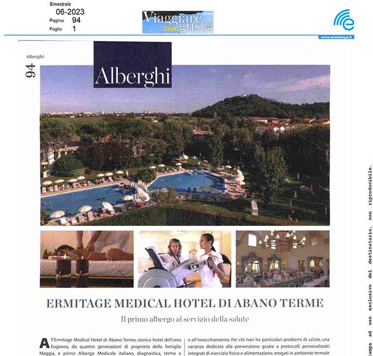 Il primo albergo al servizio della salute