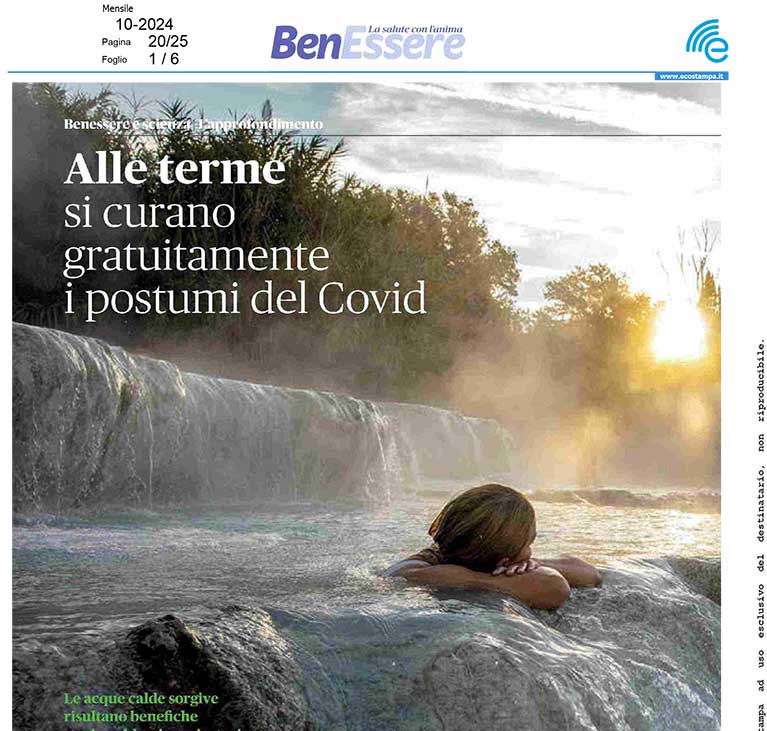 Alle terme si curano gratuitamente i postumi del Covid